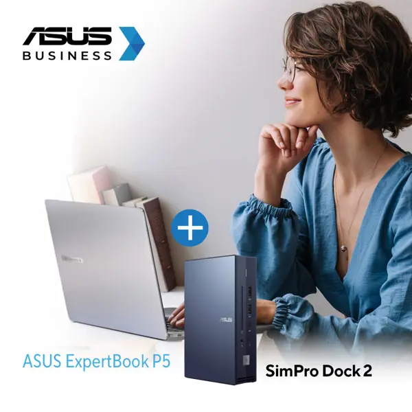 ASUS ExpertBook P5 14" (35,56cm) WQXGA Core Ultra 5 226V 16GB 1TB Windows 11 Pro prenosni računalnik (P5405CSA-WB53D1X)