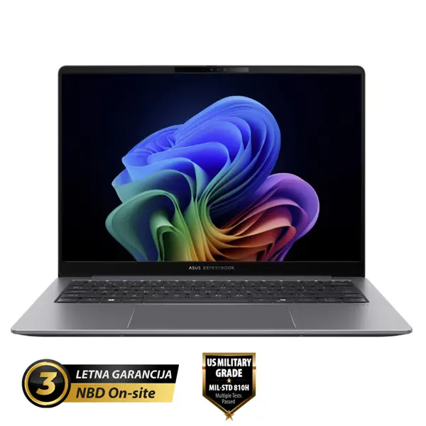 ASUS ExpertBook P5 14" (35,56cm) WQXGA Core Ultra 5 226V 16GB 1TB Windows 11 Pro prenosni računalnik (P5405CSA-WB53D1X)