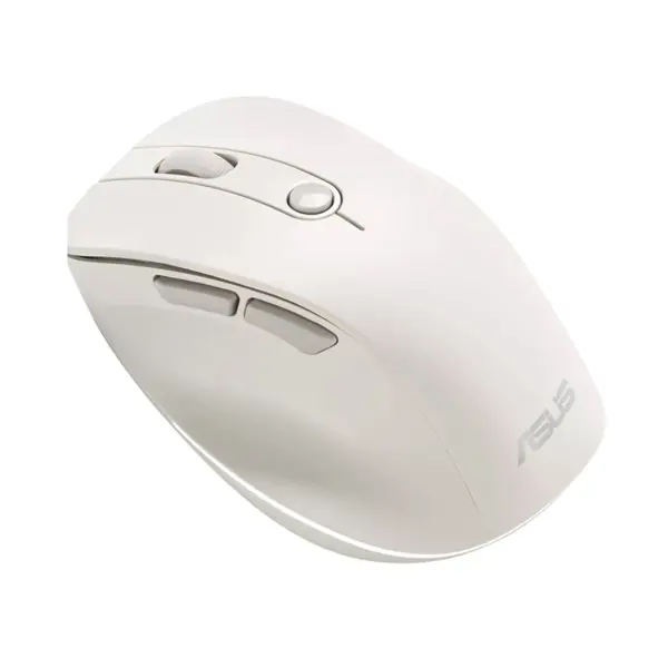 ASUS MD105 brezžična Bluetooth optična mlečno bela miška