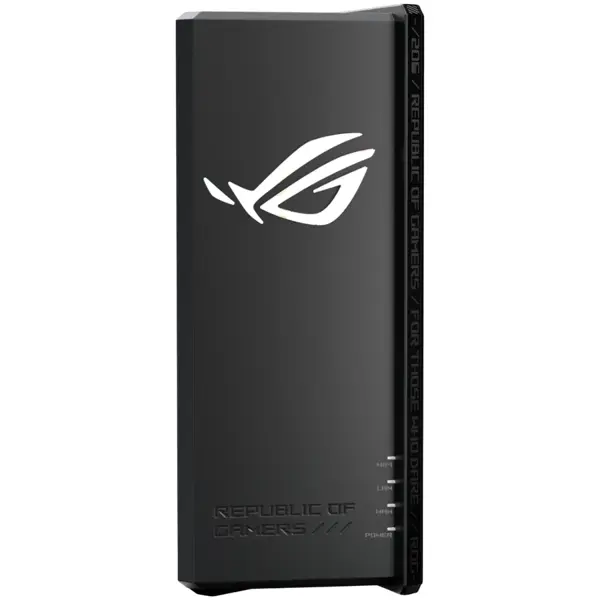 ASUS ROG Strix GS-BE18000 Tri-Band WiFi 7 (802.11be) Gaming Router, 1x 2.5G WAN, 7x 2.5G LAN, 8x internal antennas, 320MHz, 4096-QAM, 4x4 MIMO, MLO, AFC, Triple-level Game Acceleration, Gaming Network