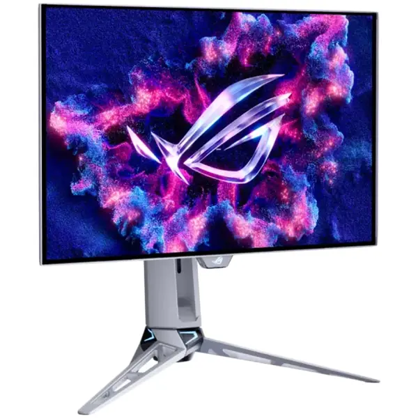 ASUS ROG Swift OLED PG27AQWP-W gaming monitor - 27" (26.5" viewable), QHD (2560 x 1440), TrueBlack Glossy Tandem OLED, dual mode (QHD 540Hz, HD 720Hz), 0.02ms, G-SYNC compatible, OLED Care Pro, Neo Pr