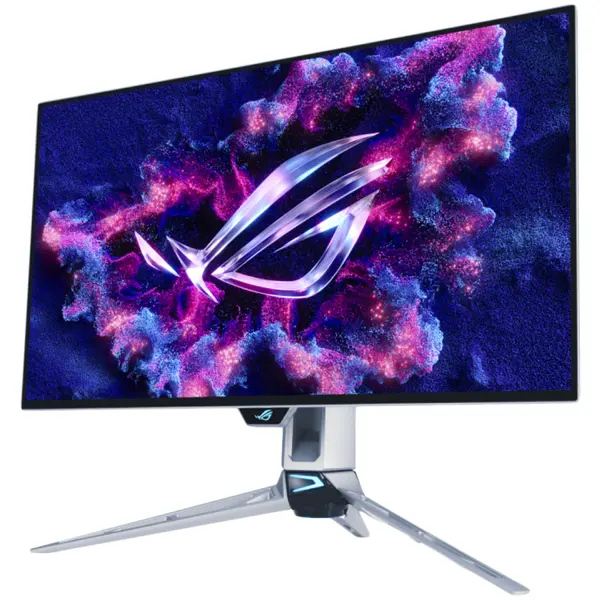 ASUS ROG Swift OLED PG27AQWP-W gaming monitor - 27" (26.5" viewable), QHD (2560 x 1440), TrueBlack Glossy Tandem OLED, dual mode (QHD 540Hz, HD 720Hz), 0.02ms, G-SYNC compatible, OLED Care Pro, Neo Pr