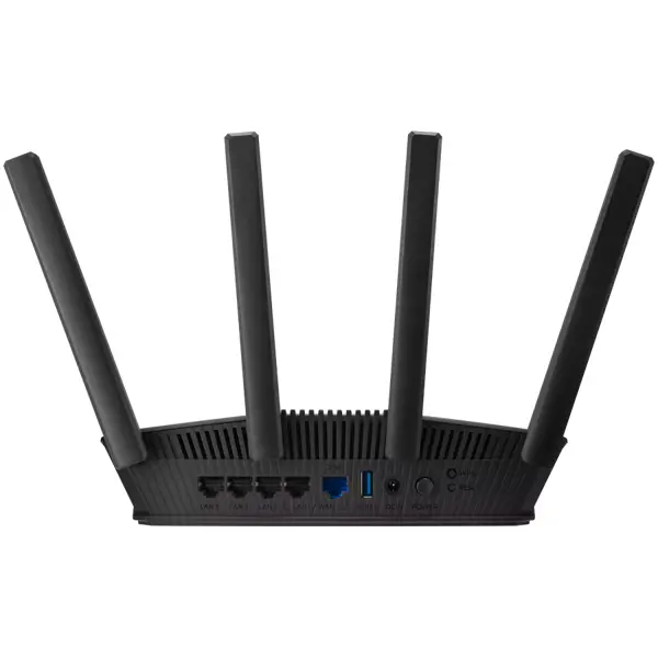 ASUS RT-BE55 BE3600 Dual-Band WiFi 7 (802.11be) AiMesh Extendable Router, 4K-QAM, MLO, 2.5G WAN port, Four 1G ports, Commercial-Grade Network Security, Parental Control, IoT network, Kids network, VPN