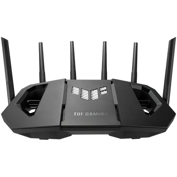 ASUS TUF Gaming BE9400 Tri-Band WiFi 7 (802.11be) Extendable Gaming Router, Quad 2.5G ports, 3-step Port Forwarding, Smart Home Master, AiMesh support, and AiProtection for Network Security