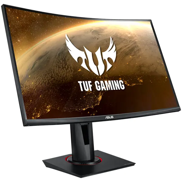 ASUS TUF Gaming VG27WQ Curved Gaming Monitor - 27", WQHD (2560x1440), 1500R Curvature, 165Hz (above 144Hz), Extreme Low Motion Blur, Adaptive-sync, Freesync Premium, 1ms (MPRT), DisplayHDR 400