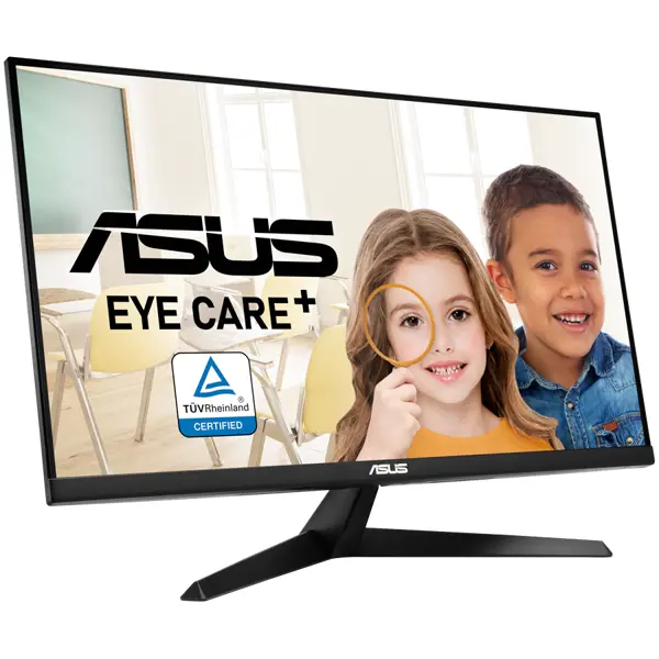 ASUS VY27UQ Eye Care Monitor - 27", 4K (3840 x 2160), IPS, HDR-10, Adaptive Sync, Eye Care Plus technology, Blue Light Filter, Flicker Free, antibacterial treatment