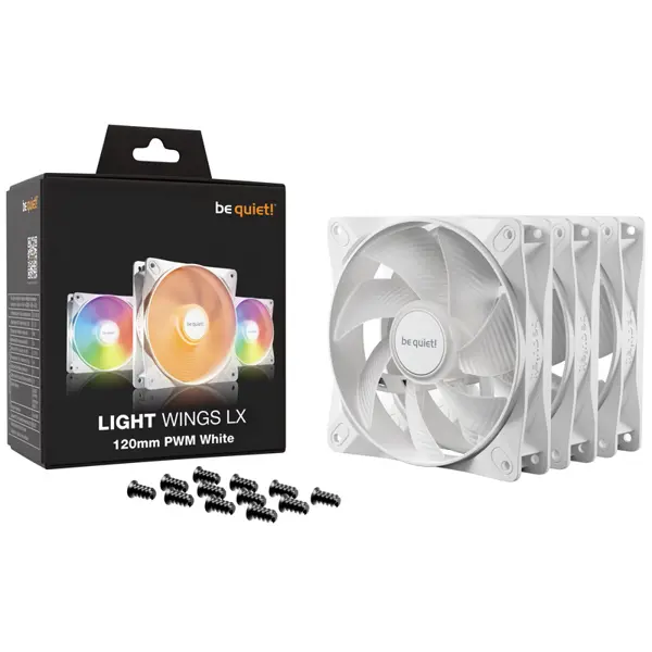 BE QUIET! LIGHT WINGS LX (BL120) RGB 120mm 4-pin PWM ventilator