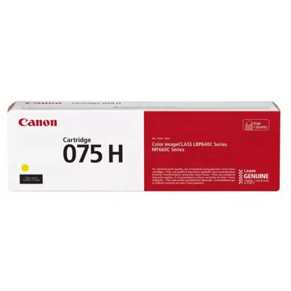 Canon toner CRG-075HY, žuti