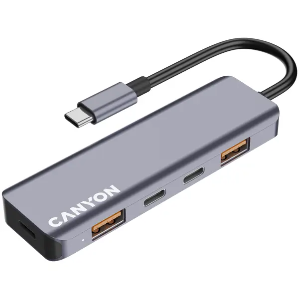 CANYON hub DS-18 5in1 USB-C Grey