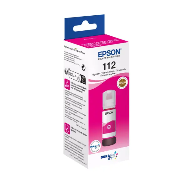 Car. Epson 112 EcoTank Magenta ink bottle (C13T06C34A) 70 ml