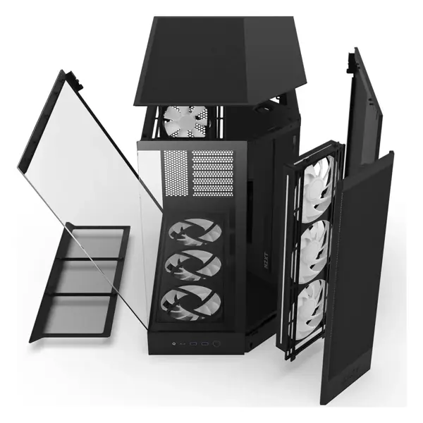 Case NZXT H9 Flow RGB+ (2025) All Black