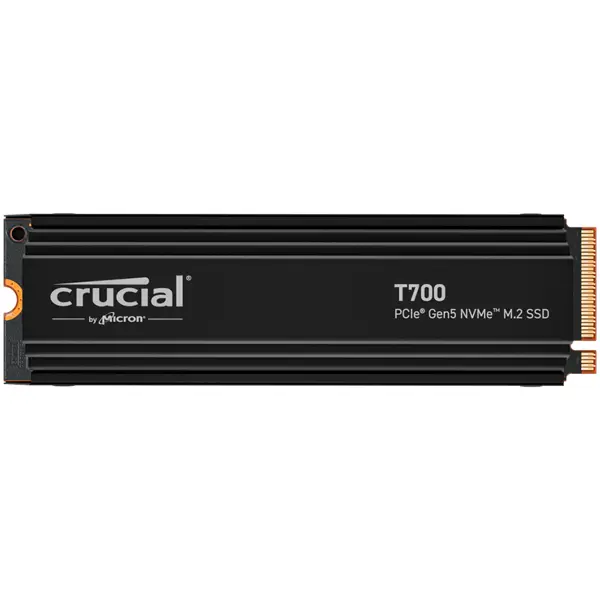 Crucial T700 1TB PCIe Gen5 NVMe M.2 SSD with heatsink, EAN: 649528936714