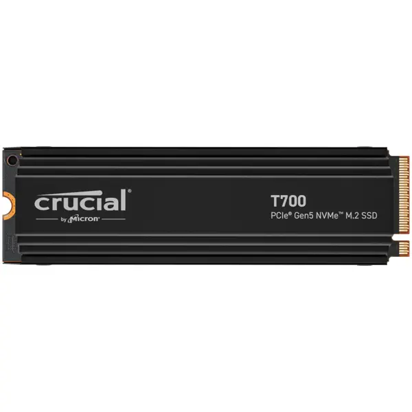 Crucial T700 2TB PCIe Gen5 NVMe M.2 SSD with heatsink, EAN: 649528936721