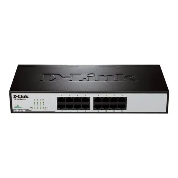 D-LINK 16xRJ45 10/100 16port Switch