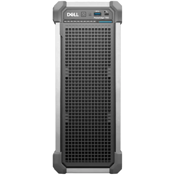 DELL EMC PowerEdge T160, 3x3.5"+ 2x2.5" Cabled HDD, Intel Xeon 6325P (3.5G, 4C/8T, 12MB, Turbo, 55W), 32GB UDIMM ECC 5600MT/s, 2x 480GB SSD SATA, PERC H355, iDRAC9 Enterprise, 300W PS, BCM 5720 DP 1Gb