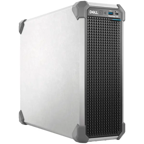 DELL EMC PowerEdge T160, 3x3.5"+ 2x2.5" Cabled HDD, Intel Xeon 6325P (3.5G, 4C/8T, 12MB, Turbo, 55W), 32GB UDIMM ECC 5600MT/s, 2x 480GB SSD SATA, PERC H355, iDRAC9 Enterprise, 300W PS, BCM 5720 DP 1Gb