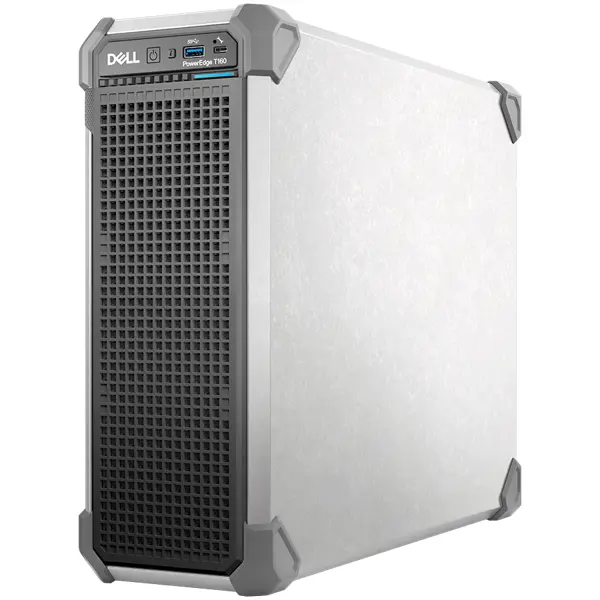 DELL EMC PowerEdge T160, 3x3.5",2x2.5", Intel Xeon 6 Performance 6315P 2.8G, 4C/4T, 12M Cache, DDR5, 16GB UDIMM 5600MT/s, 2TB Hard Drive SATA 6Gbps 7.2K RPM 512n 3.5in, no controler, iDRAC9 ENT., 300W