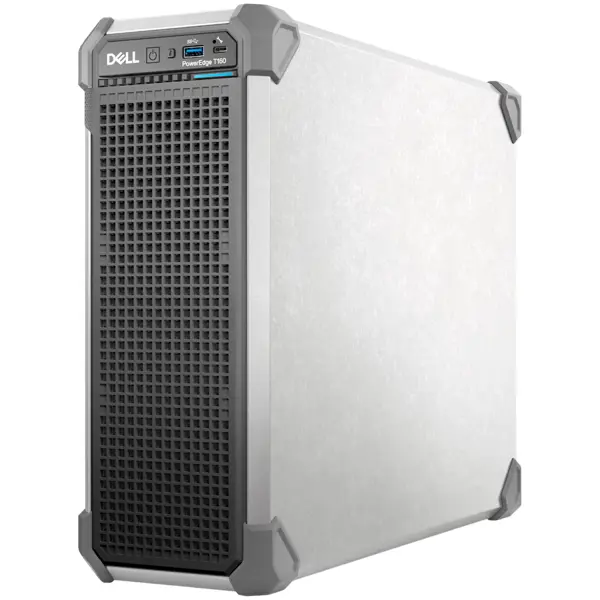 Dell EMC PowerEdge T160, 3x3.5", 2x2.5", Intel Xeon 6 Performance 6315P 2.8G, 4C/4T, 12M Cache, DDR5, 16GB UDIMM 5600MT/s, 2TB Hard Drive SATA 6Gbps 7.2K RPM 512n 3.5in, no hw controler, iDRAC9 Enterpr