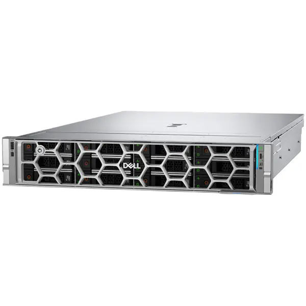 DELL PowerEdge R570, 12x3.5", Intel Xeon 6 Performance 6511P 2.3G, 16C/32T, 72M Cache, 32GB RDIMM, 6400MT/s, 2TB HDD 7.2k SATA , PERC H965i Adapter FH, iDRAC10 ENT 17G, Dual RPS 800W, TPM 2.0 V3, BCM