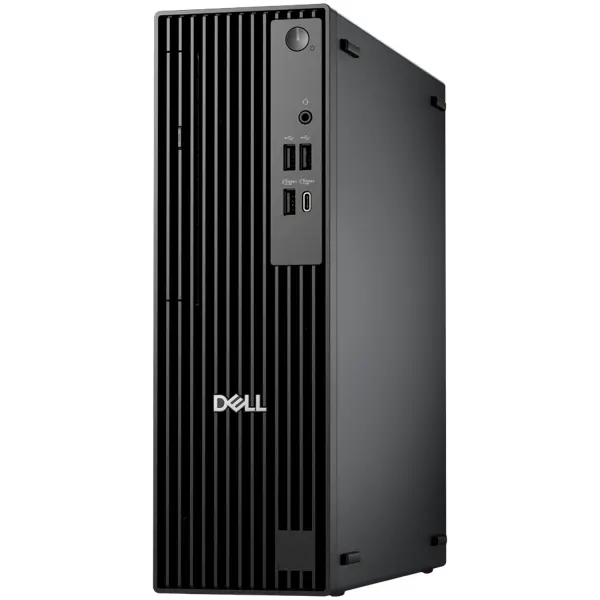 Dell Pro Slim QCS1255, 180W, AMD Ryzen 5 8600G (16 TOPS, 6 cores up to 5.0GHz)), 16GB DDR5 4800MT/s, M.2 512GB SSD, AMD Integrated Graphics, Wi-Fi+BT, SD CR, DP/HDMI/USB-C/USB-A/RJ-45,Speaker, Mouse/K