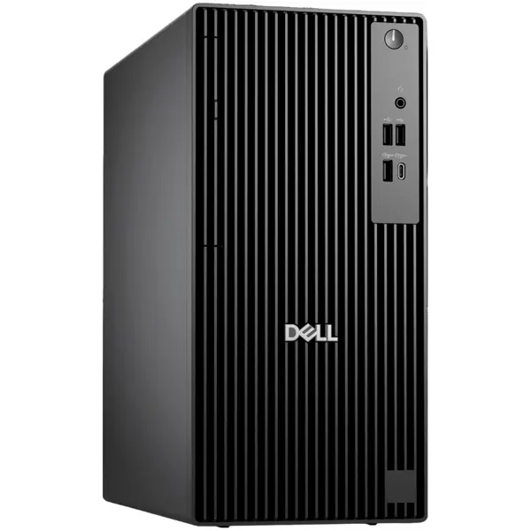 Dell Pro Tower Plus QBT1250, 260W, Ultra 7 265 (R) (13 TOPS NPU, 20 cores, up to 5.3GHz), 1x16GB 5600 MT/s, 512GB SSD TLC, Intel Integrated, Speaker, 3xDP, 2xUSB-C, 8xUSB-A, RJ-45, Mouse/Kb, Ubuntu, 3
