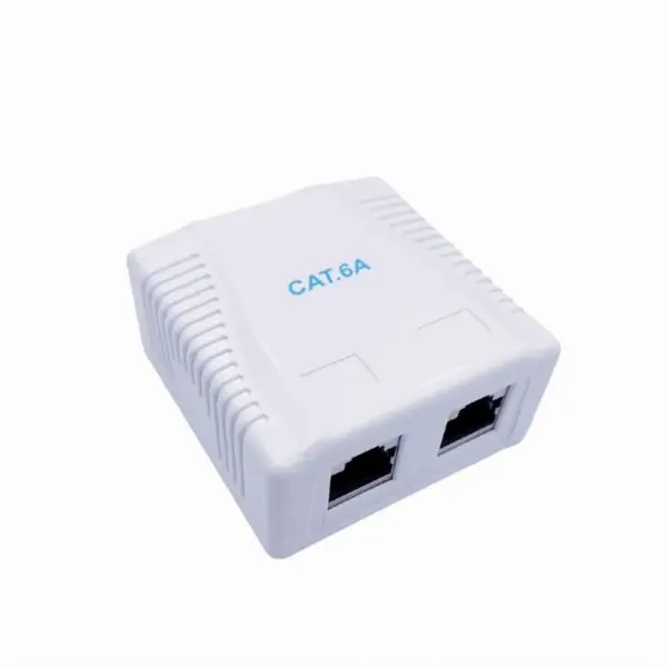 Gembird CAT6A FTP 2-port surface mount box
