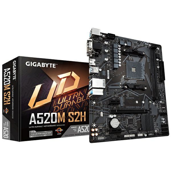 Gigabyte GA-A520M-S2H,AM4,S3, U3, mATX