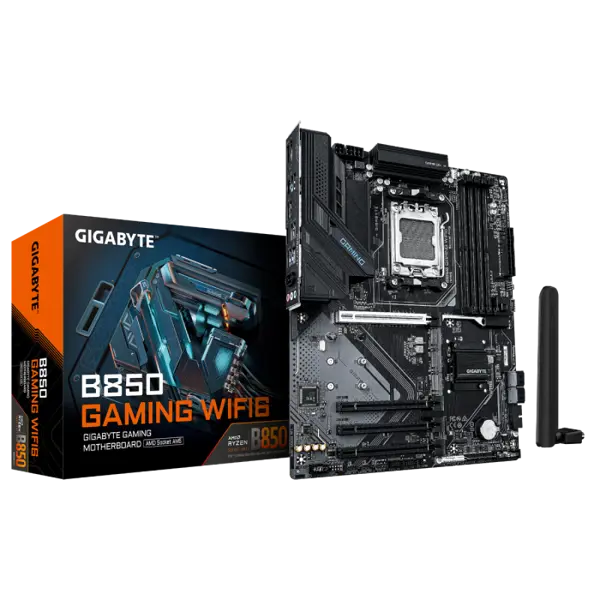 GIGABYTE B850 GAMING WF6, DDR5, SATA3, USB3.2Gen2, DP, WiFi, AM5 ATX