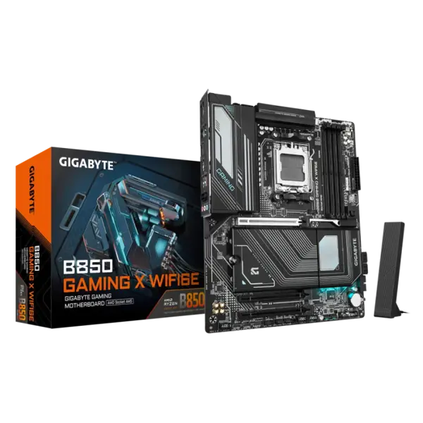 GIGABYTE B850 GAMING X WIFI6E, DDR5, SATA3, USB3.2Gen2, DP, 2.5GbE, WiFi 6E, AM5 ATX
