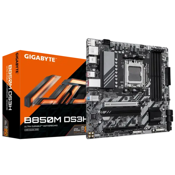 Gigabyte B850M DS3H, DDR5, SATA3, USB3.2GEN2, DP, 2.5GBE, AM5 MATX