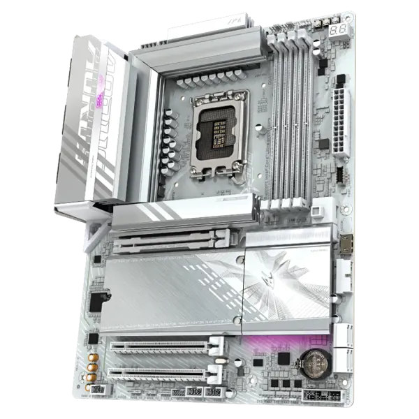 GIGABYTE B860 AORUS ELITE WF7 ICE, DDR5, SATA3, USB4, DP, Wi-Fi 7, LGA1851 ATX