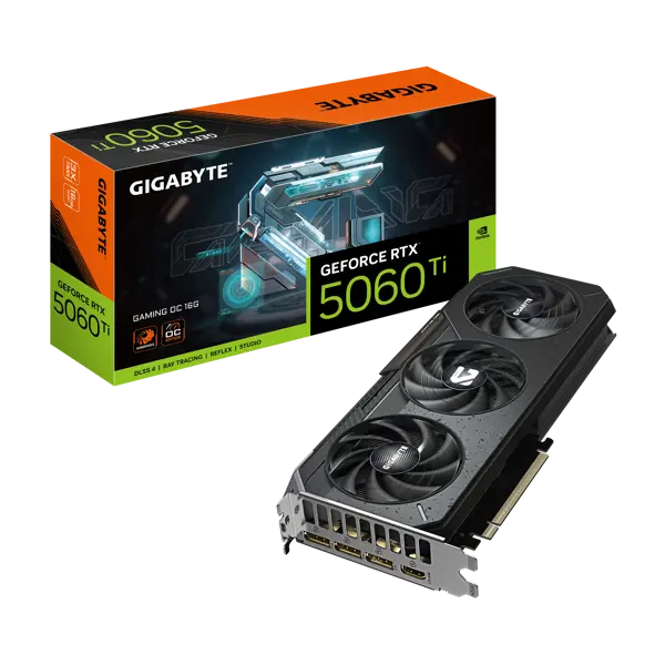 GIGABYTE graphics card GeForce RTX 5060 Ti GAMING OC 16G - 16 GB GDDR7 OC