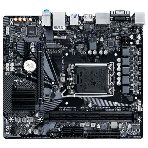 GIGABYTE H610M S2H V2, DDR5, SATA3, DP, USB3.2Gen1, LGA1700 mATX