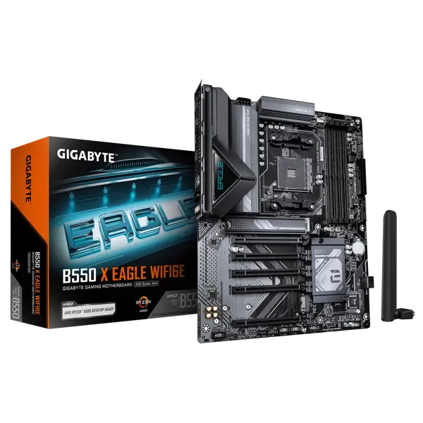 GIGABYTE Mainboard B550 X EAGLE WIFI6E - ATX - Socket AM4 - AMD B550