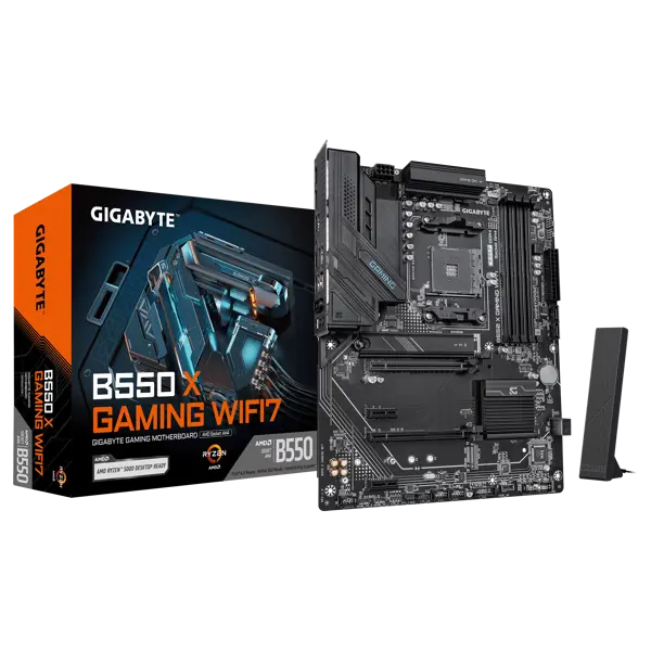 GIGABYTE Mainboard B550 X GAMING WIFI7 - ATX - Socket AM4 - AMD B550