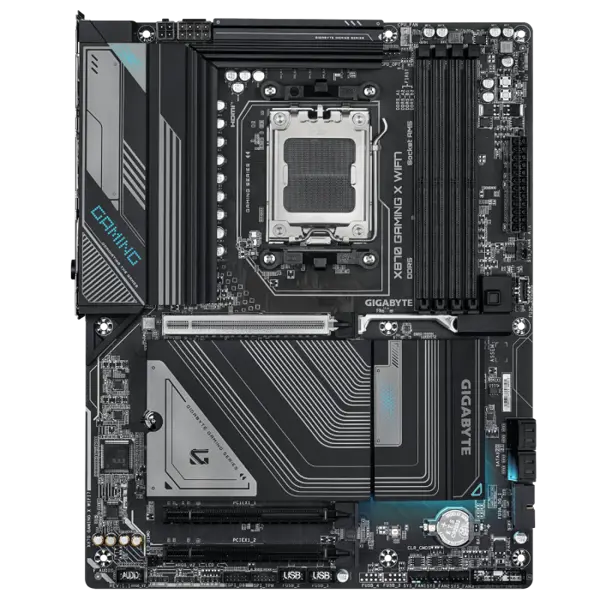 GIGABYTE X870 GAMING X WIFI7, DDR5, SATA3, USB4, DP, 2.5GbE, WiFi 7, AM5 ATX
