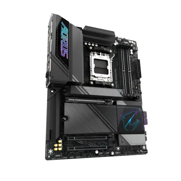 GIGABYTE X870E AORUS PRO, DDR5, SATA3, USB4, DP, 2.5GbE, WiFi 7, AM5 ATX