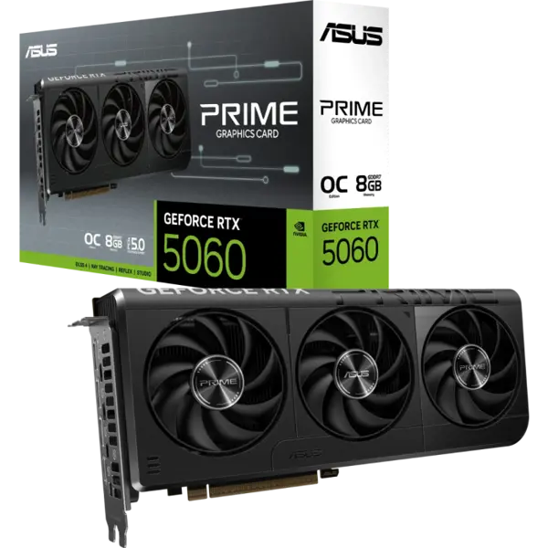 Grafična kartica ASUS Prime GeForce RTX 5060 OC, 8GB GDDR7, PCI-E 5.0