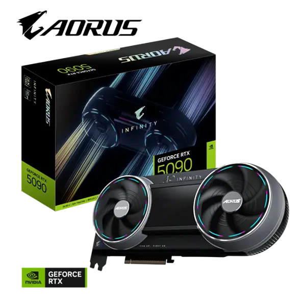 Grafična kartica GIGABYTE AORUS GeForce RTX 5090 INFINITY 32G, 32GB GDDR7, PCI-E 5.0
