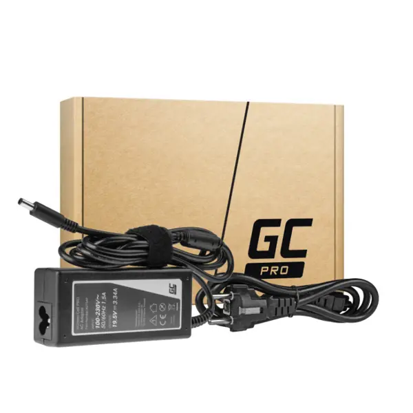 Green Cell (AD75AP) Dell AC adapter65W, 19.5V / 3.34A, 4.5-3.0mm
