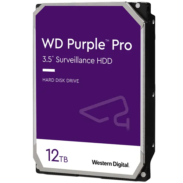 HDD AV WD Purple Pro (3.5, 12TB, 256MB, 7200 RPM, SATA 6 Gb/s)