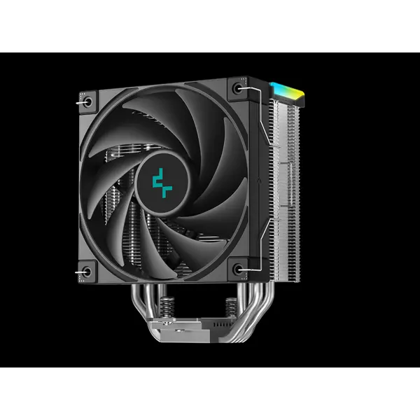 Hladilnik za procesor DeepCool AK400 DIGITAL SE, 120mm, ARGB, LCD, črn