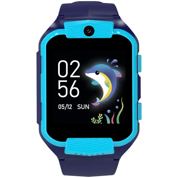 Kids smartwatch Canyon Cindy KW-41, 1.69"IPS colorful screen 240*280, ASR3603C, Nano SIM card, 192+128MB, GSM(B3/B8), LTE(B1.2.3.5.7.8.20) 680mAh battery, built in TF card: 512MB, Blue, host: 53.3*42.