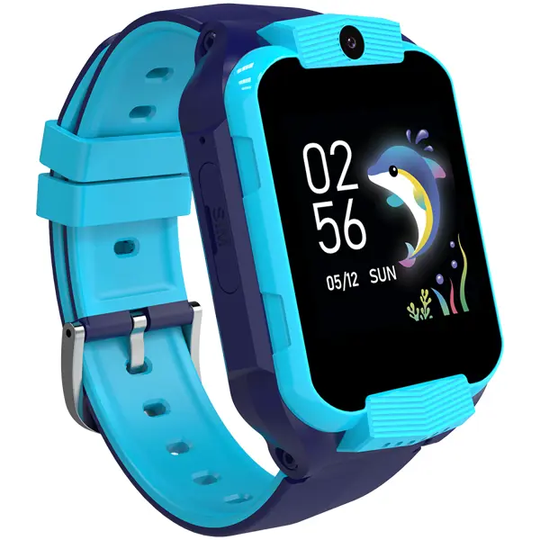 Kids smartwatch Canyon Cindy KW-41, 1.69"IPS colorful screen 240*280, ASR3603C, Nano SIM card, 192+128MB, GSM(B3/B8), LTE(B1.2.3.5.7.8.20) 680mAh battery, built in TF card: 512MB, Blue, host: 53.3*42.