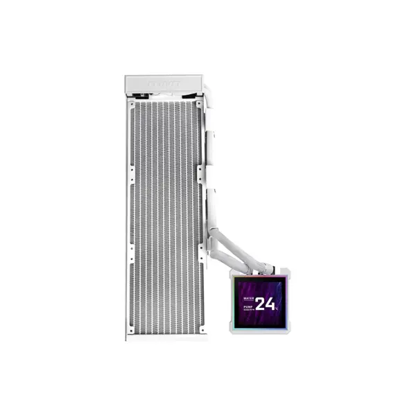 Komplet za tekočinsko hlajenje AIO Liquid Cooler Lian Li HydroShift II LCD-S 360N Fanless, bel