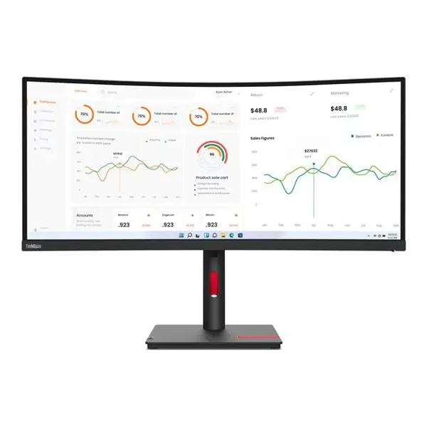 LENOVO T34w-30 34i WQHD VA 21:9 Monitor