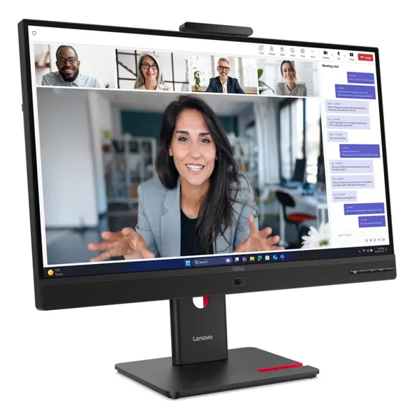 LENOVO ThinkVision T27QD-4v 27" (68,58cm) QHD IPS DP/HDMI/USB-C/LAN zvočniki kamera monitor 64B8UAT1EU