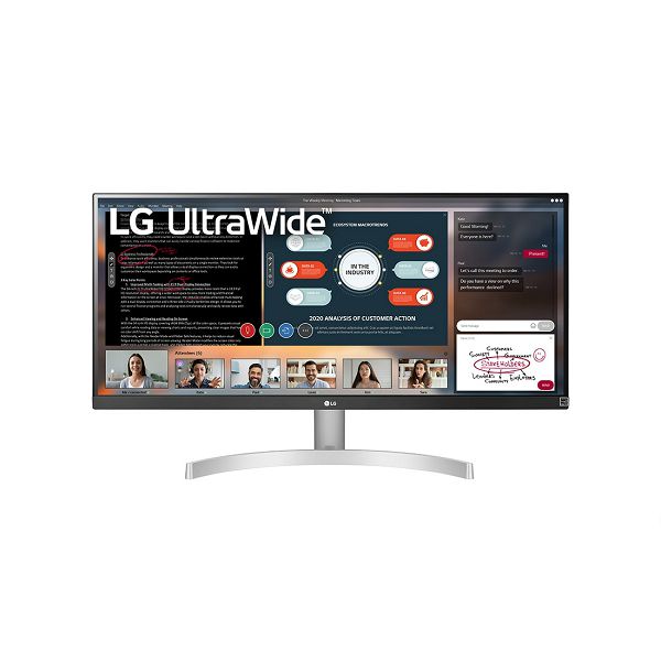 LG 29" LED IPS, 29WN600-W, DP, 2xHDMI, HDR10, 21:9