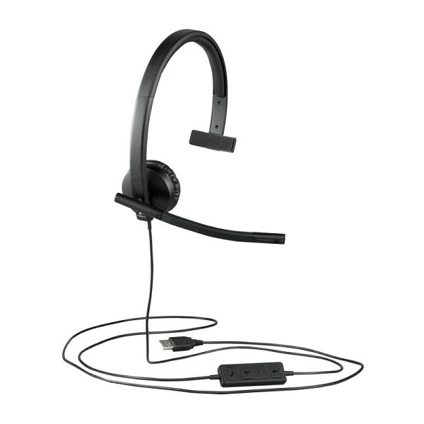 Logitech H570e Mono, USB, slušalice s mikrofonom