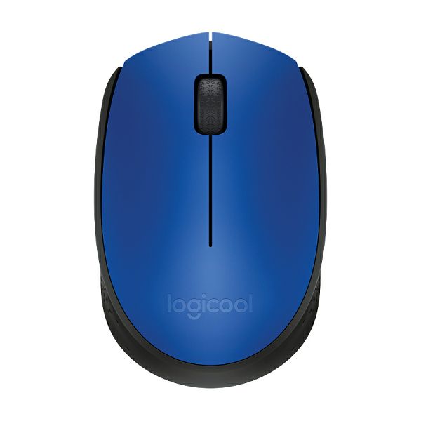 Logitech M171, bežični miš, plavi